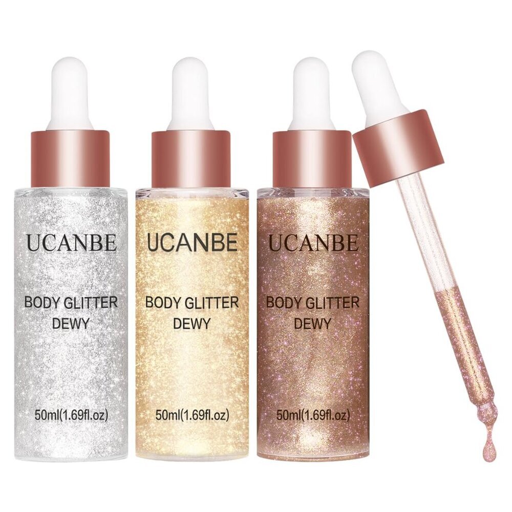 UCANBE Body Glitter Trio Sparkle Serum
